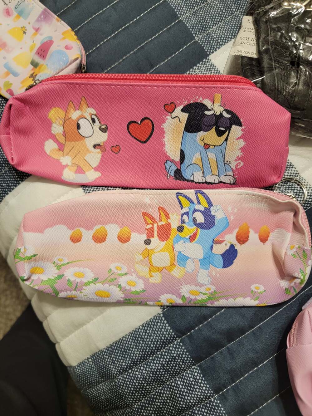 Bluey Pencil/Makeup bags x2